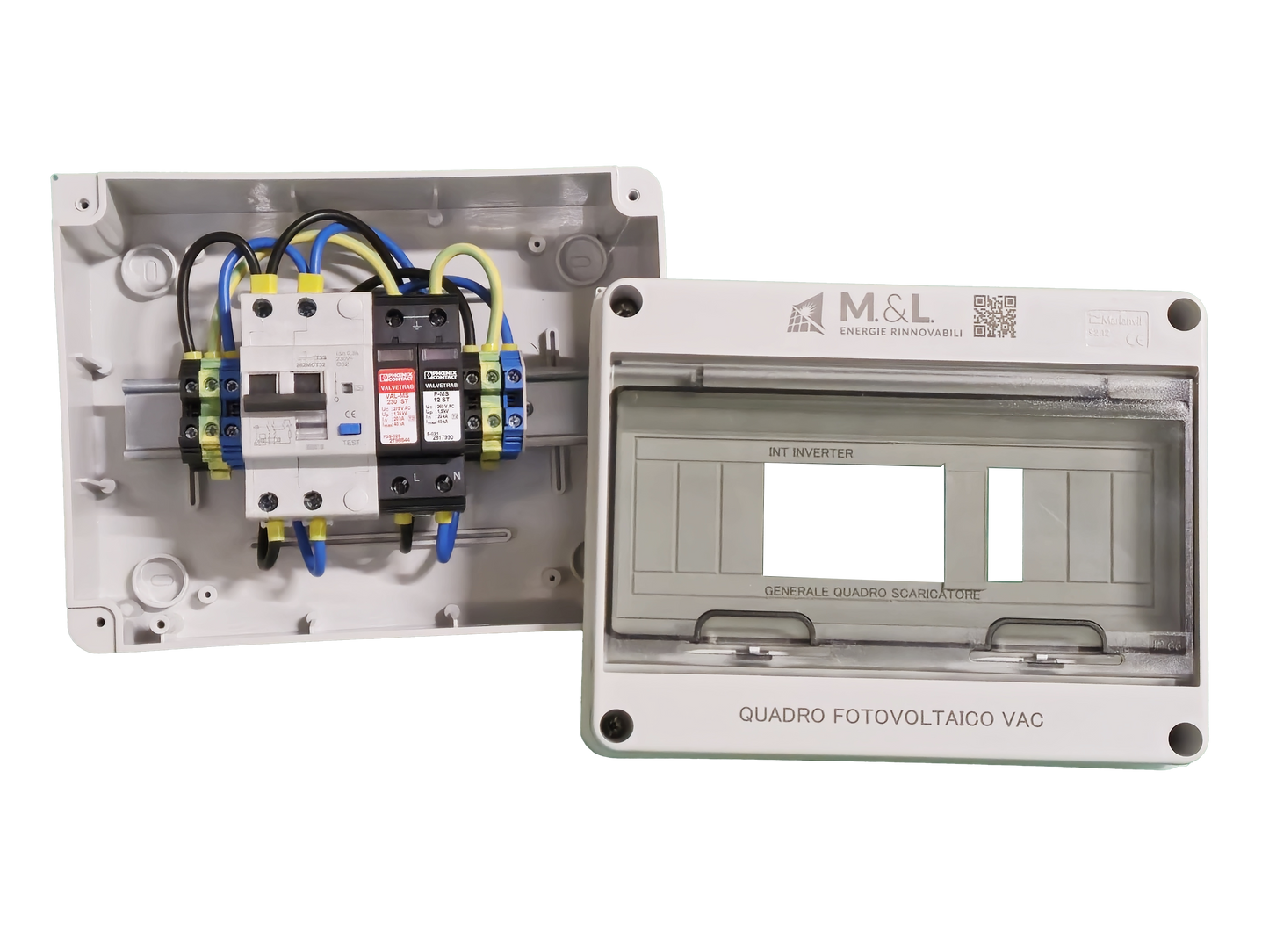 Quadro 12 moduli per fotovoltaico VAC