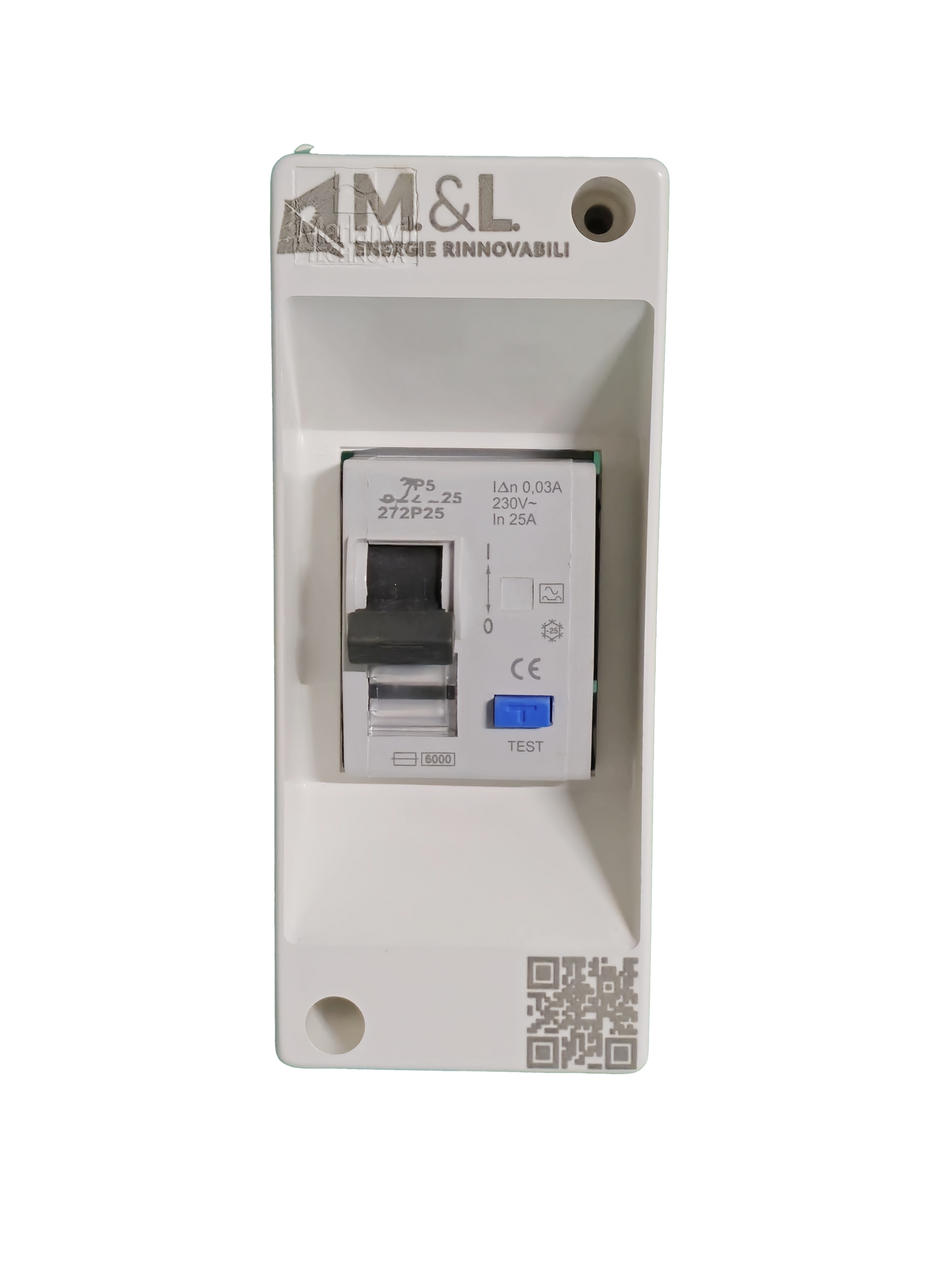 Calotta IP40 con interruttore C25