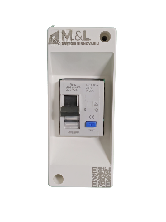 Calotta IP40 con interruttore C25