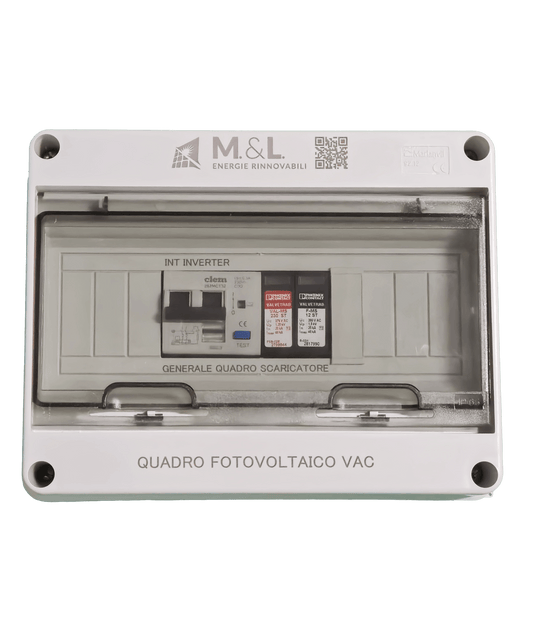 Quadro 12 moduli per fotovoltaico VAC - M. & L. S.r.l.