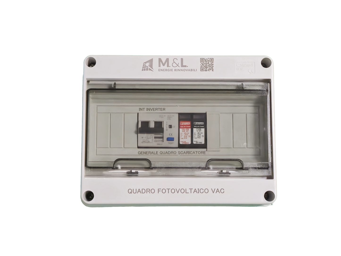 Quadro 12 moduli per fotovoltaico VAC