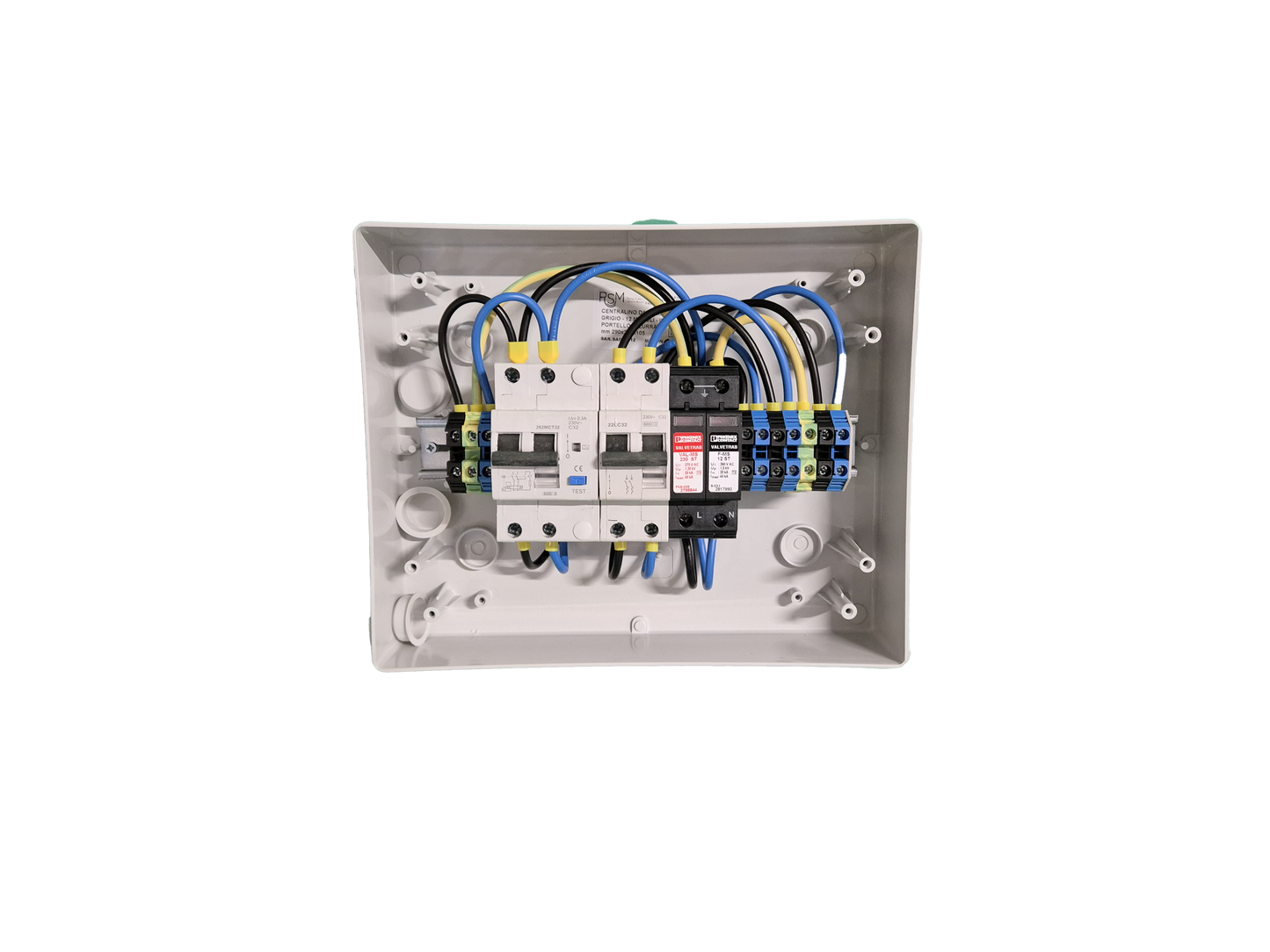 Quadro 12 moduli per fotovoltaico VAC